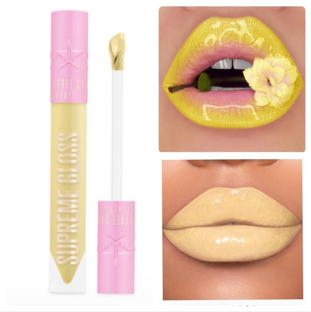 Jeffrey Star Supreme Full Pigment Lipgloss in Urethra (Yellow Lipgloss) BNIB